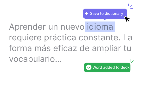 How the vocabulary learning app works
